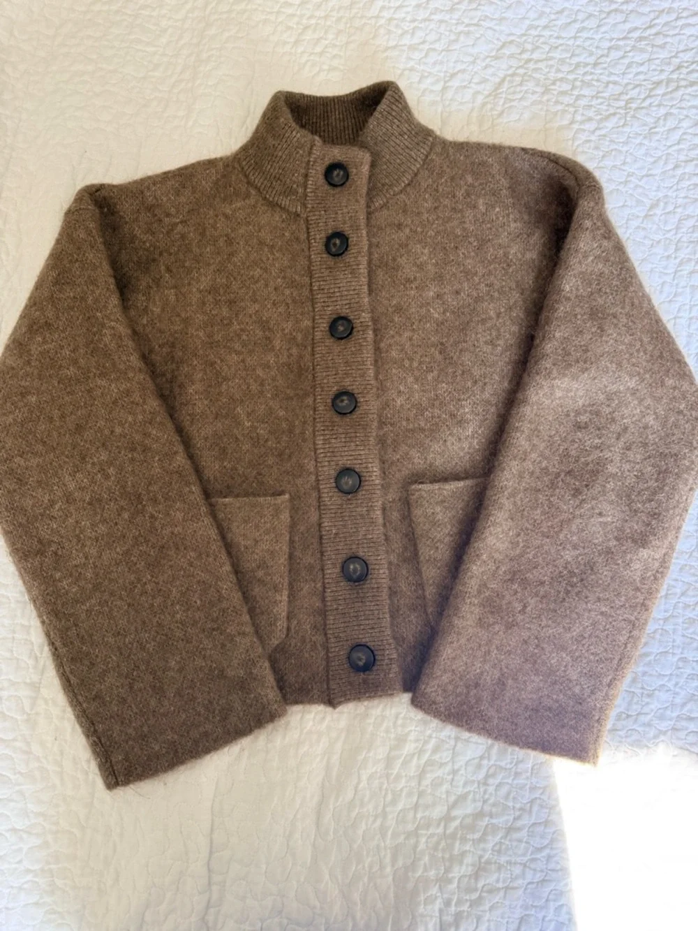 EUC - Sezane Thais jacket in Taupe - size M - Picture 5 of 16